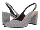 Marc Fisher Catling 3 (black/white Fabric) Women's Shoes