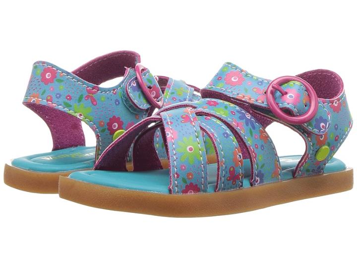 Western Chief Kids Picnic Sandal (toddler/little Kid) (turquoise) Girls Shoes