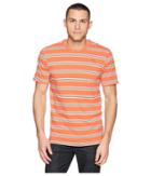 Nike Sb Sb Tee Summer Stripe (vintage Coral/vintage Coral) Men's T Shirt