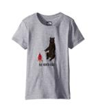 The North Face Kids Short Sleeve Graphic Tee (little Kids/big Kids) (tnf Light Grey Heather/multicolor) Girl's Short Sleeve Pullover