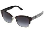 Burberry 0be4265 (red Havana/light Gold/print Doodle/grey Gradient) Fashion Sunglasses