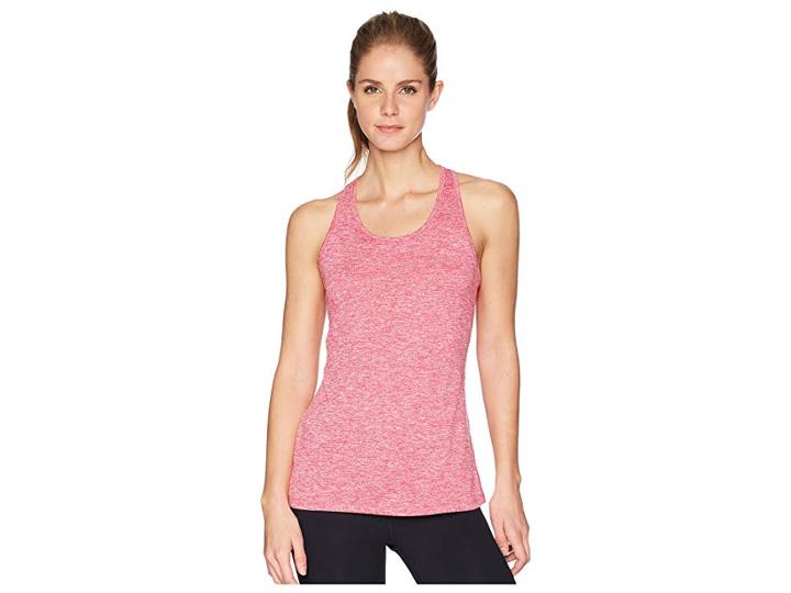 Nike Balance Cross-dye Veneer Dry Tank Top (wild Cherry/pure Platinum/binary Blue) Women's Workout