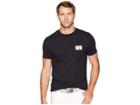 Calvin Klein Jeans Monogram Embroidery Crew Neck Tee (black) Men's T Shirt