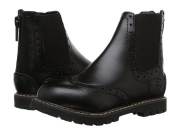 Old West English Kids Boots Bloom (toddler/little Kid) (black) Cowboy Boots
