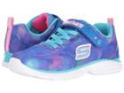 Skechers Kids Spirit Sprintz Rainbow Razzles (little Kid/big Kid) (blue/multi) Girl's Shoes