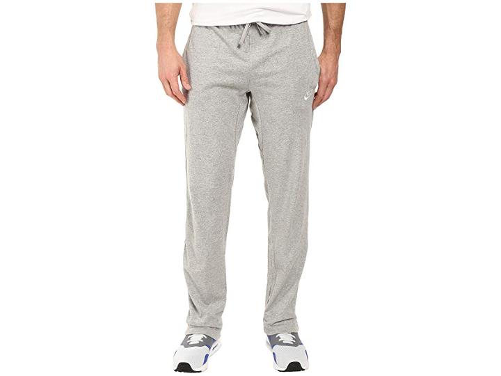 Nike Club Jersey Pant (dark Grey Heather/white) Men's Casual Pants
