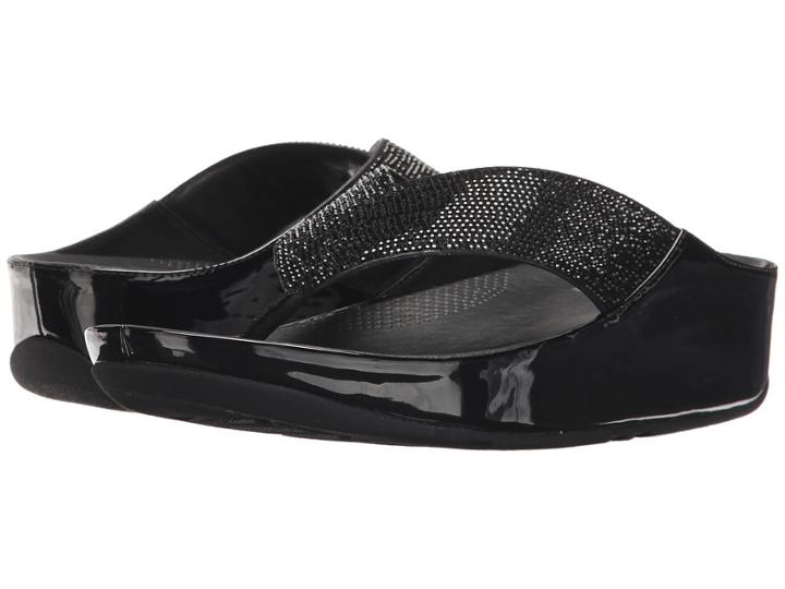 Fitflop Crystall (black) Women's Shoes