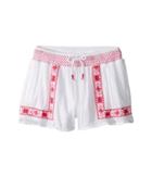 Polo Ralph Lauren Kids Gauze Smocked Shorts (little Kids) (pure White) Girl's Shorts