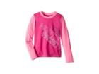 The North Face Kids Long Sleeve Amphibious Tee (little Kids/big Kids) (petticoat Pink/gem Pink (prior Season)) Girl's T Shirt