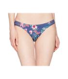 Roxy Arizona Dream Scooter Bottoms (crown Blue/flower Games) Women's Swimwear