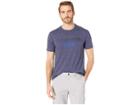 Calvin Klein Jeans Gradient Calvin Klein Crew Neck Tee (deep Indigo Heather) Men's T Shirt