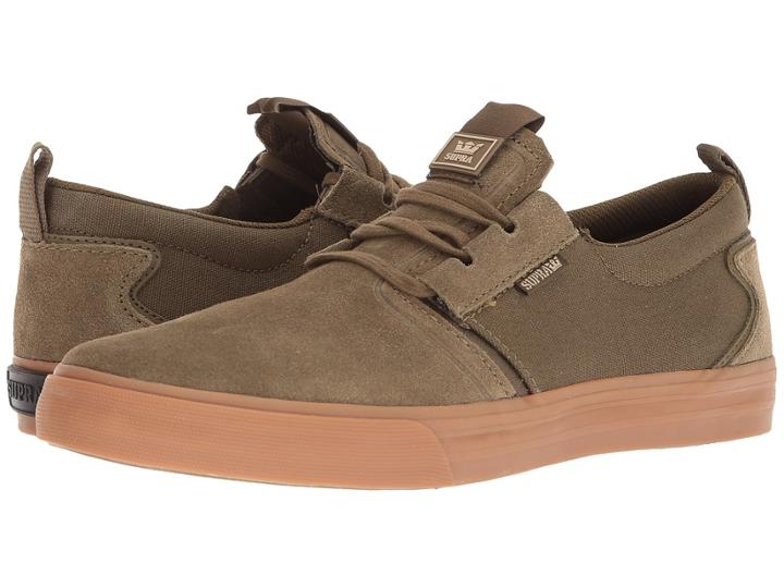 Supra Flow (olive/gum) Men's Skate Shoes