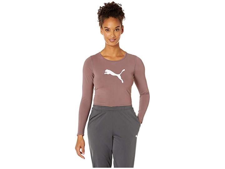 Puma Luxe Crop (peppercorn) Women's Clothing