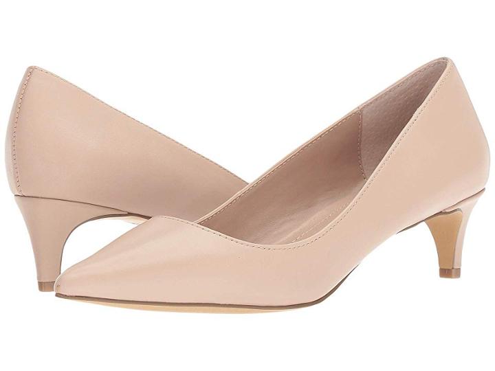 Charles By Charles David Kitten (nude Leather) Women's 1-2 Inch Heel Shoes
