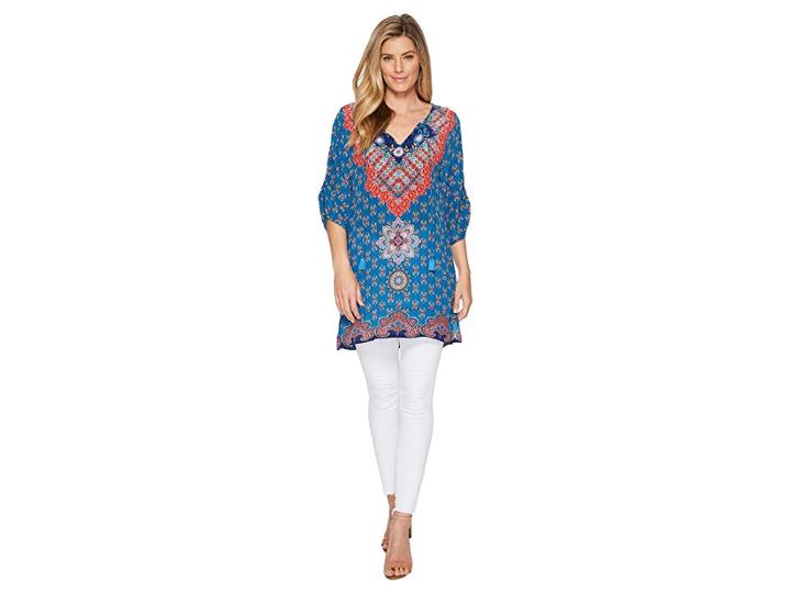 Tolani Veera Tunic Dress (denim) Women's Dress