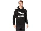 Puma Classics T7 Logo Hoodie Fleece (puma Black) Men's Sweatshirt