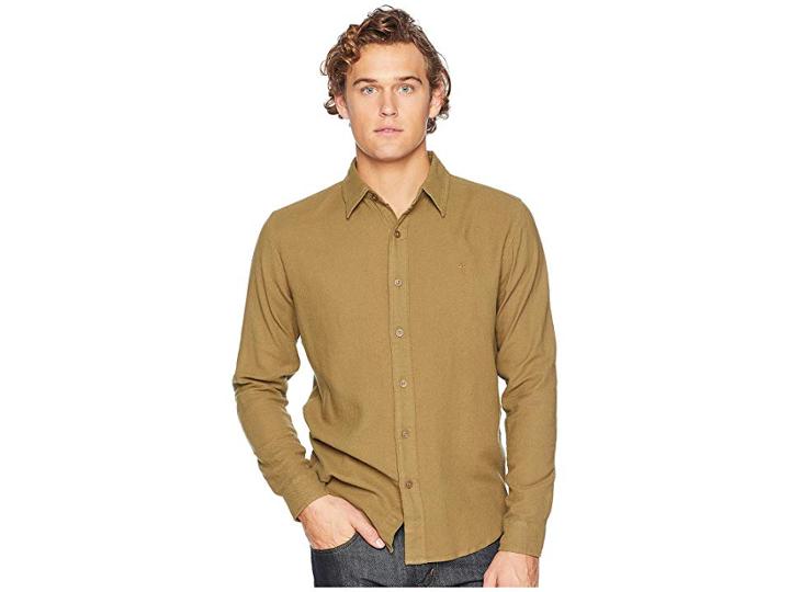 Frye Jones Classic Sportshirt (martini Olive) Men's Clothing
