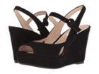 L.k. Bennett Raisa (black Suede) Women's Wedge Shoes