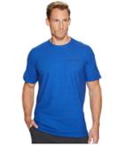 Under Armour Ua Charged Cotton(r) Microthread Short Sleeve Tee (blue Marker) Men's T Shirt