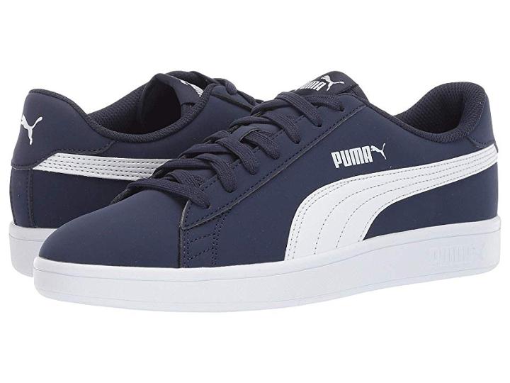 Puma Puma Smash V2 Buck (peacoat/puma White) Men's Shoes
