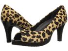 Walking Cradles Tigress (leopard Print Haircalf/black Patent) Women's Shoes