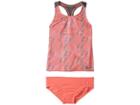 Nike Kids Amp Axis Racerback Sport Tankini Set (big Kids) (hot Punch) Girl's Swimwear Sets