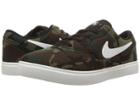 Nike Sb Kids Check Premium (little Kid) (black/summit White/medium Olive) Boys Shoes