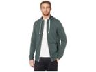 Reebok Elements Marble Melange Full Zip Hoodie (chalk Green) Men's Sweatshirt