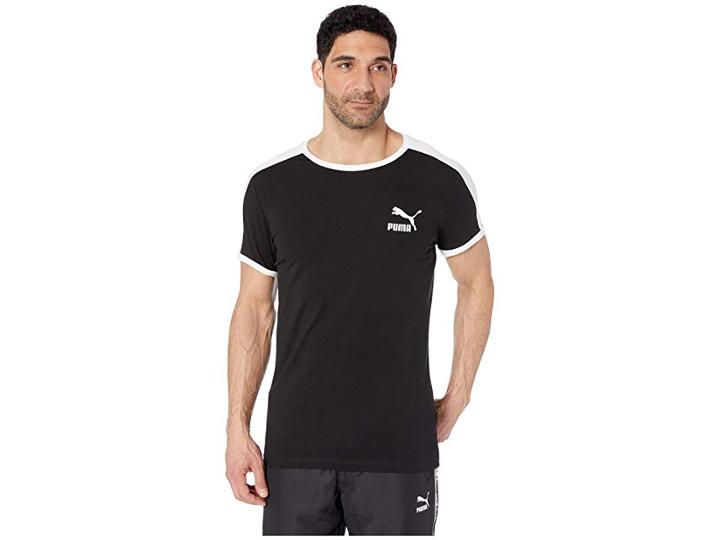 Puma Iconic T7 Tee (puma Black) Men's T Shirt