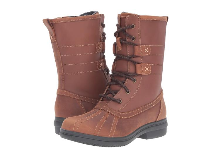 Clarks Tavoy Juniper (brown/tan Leather Combo) Women's  Boots