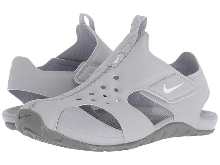 Nike Kids Sunray Protect 2 (little Kid) (wolf Grey/white/cool Grey) Boys Shoes