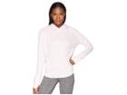 Brooks Dash Hoodie (heather Blush/blush Stripe) Women's Sweatshirt