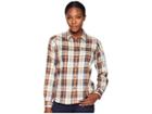 Fjallraven Ovik Flannel Shirt (dusk) Women's Long Sleeve Button Up