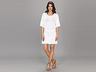 Allen Allen - Mesh Tunic Dress (white)
