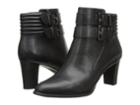 Anne Klein Towny (black Faveau/gunmetal Hardware) Women's Zip Boots