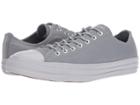 Converse Chuck Taylor(r) All Star(r) Leather W/ Thermal Ox (cool Grey/pure Platinum) Classic Shoes