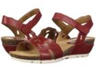 Josef Seibel Hailey 25 (hibiscus) Women's Wedge Shoes