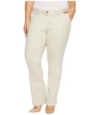 Jag Jeans Plus Size Plus Size Standard Trousers In Divine Twill (stone) Women's Jeans