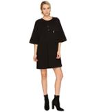 Love Moschino Front Pocketed Mini Dress (black) Women's Dress