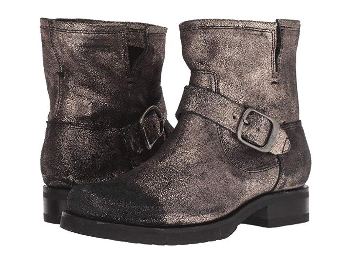 Frye Veronica Bootie (gold Brushed Metallic) Women's  Boots