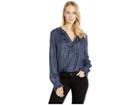 Paige Amalfi Shirt (crown Blue) Women's Long Sleeve Pullover