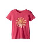 Life Is Good Kids Here Comes The Sun Crusher Tee (toddler) (fiesta Pink) Kid's T Shirt