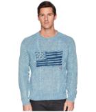 Polo Ralph Lauren Indigo Flag Cotton Sweater (real Indigo Flag) Men's Sweater