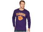 Champion College Clemson Tigers Long Sleeve Jersey Tee (champion Purple) Men's T Shirt