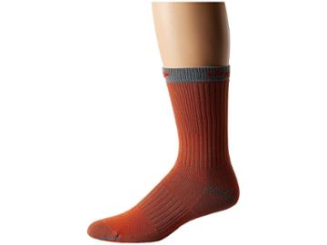 Drymax Sport Hiking Hd Crew 1-pair (orange/anthracite) Women's Crew Cut Socks Shoes