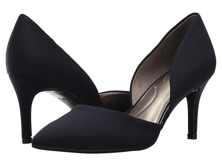 Bandolino Grenow D'orsay Pump (navy Lycra) Women's Shoes