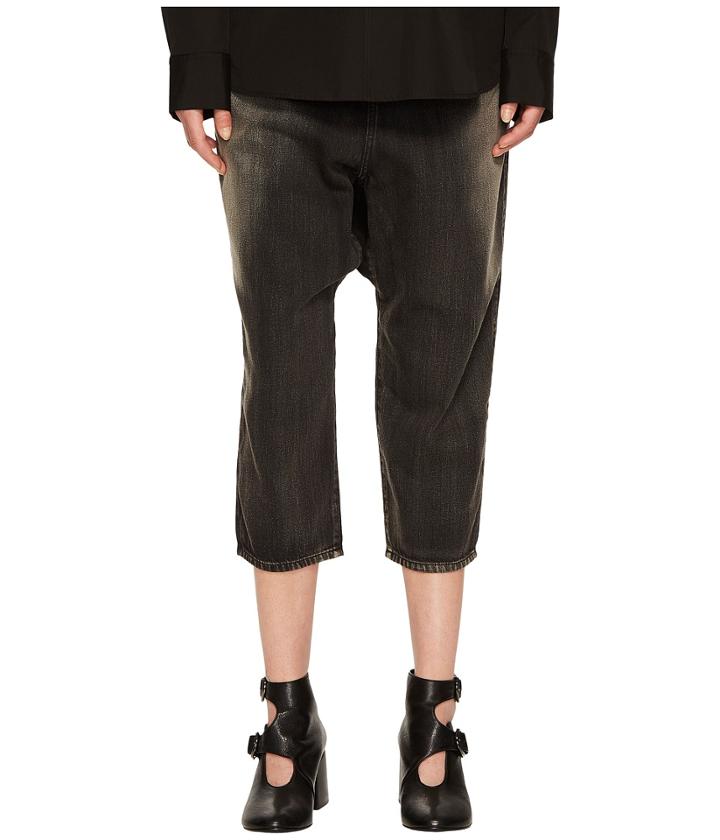 Y's By Yohji Yamamoto U-gusset Drop Jeans (black) Women's Jeans