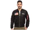 Alpha Industries Ma-1 Flex Slim Flight Jacket (black) Men's Coat