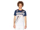 American Fighter Chesterfield Short Sleeve Football Tee (royal Blue/white/flo Orange) Men's T Shirt