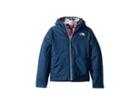 The North Face Kids Reversible Perrito Jacket (little Kids/big Kids) (blue Wing Teal) Girl's Jacket